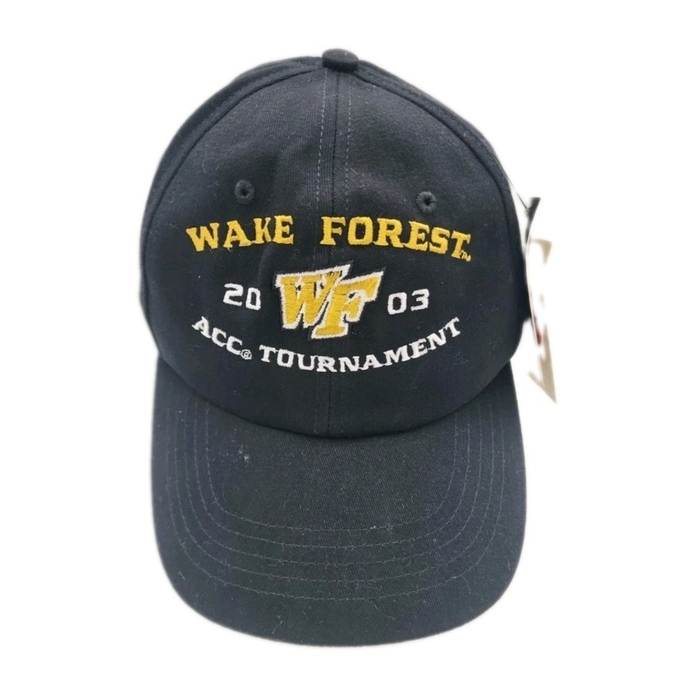2003 Gear For Sports Wake Forest Acc Tournament Hat, Adjustable Closure